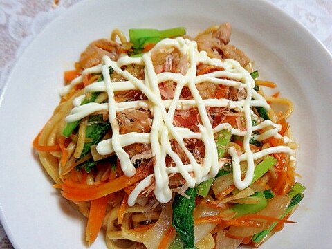 緑黄色野菜たっぷりの焼きそば